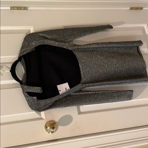 By The Way silver backless dress